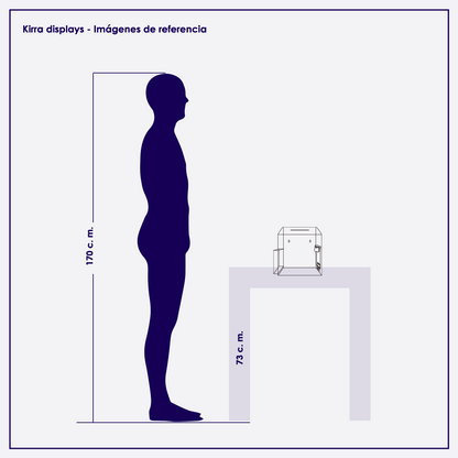 Comparación de tamaño del buzón de sugerencias chico