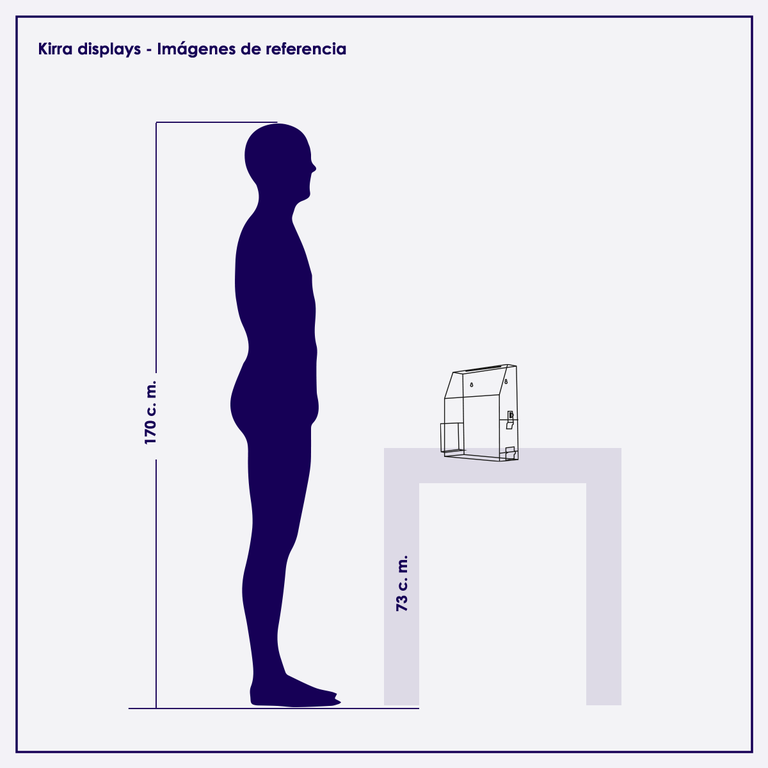Comparación de tamaño del buzón de sugerencias grande