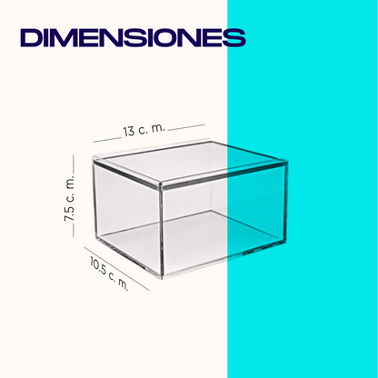 Caja multiusos de acrílico transparente - imagen 3