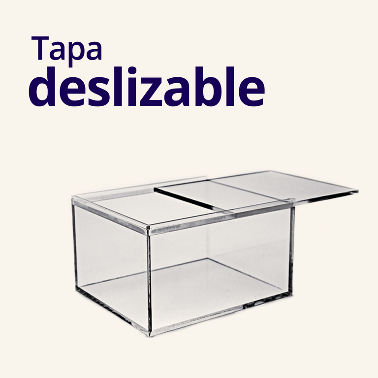 Caja multiusos de acrílico transparente - imagen 6