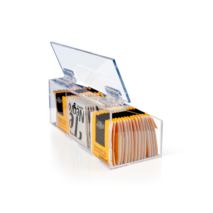 Capacidad de la caja de té de 3 compartimentos