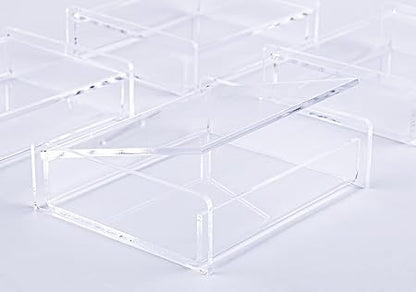 Set de 4 cajas organizadoras de acrílico transparente - imagen 1