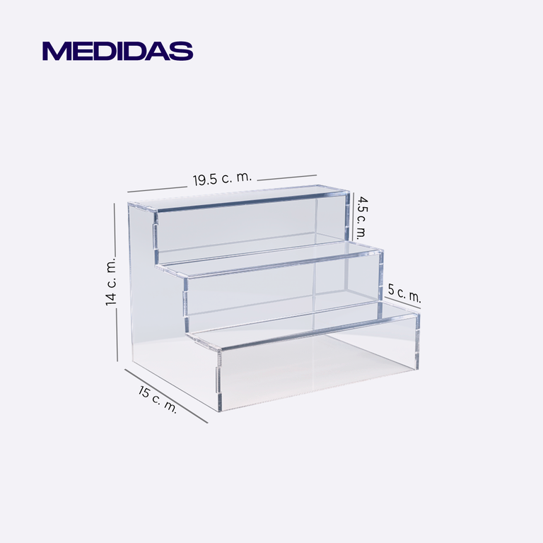 Escalera de acrílico de 3 niveles - imagen 3
