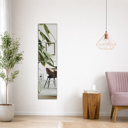 Espejos de acrílico decorativos en el hogar