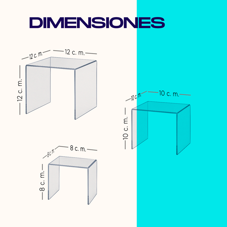 Grapas clásicas de acrílico transparente - imagen 2