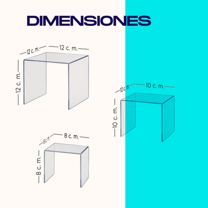 Grapas clásicas de acrílico transparente - imagen 2