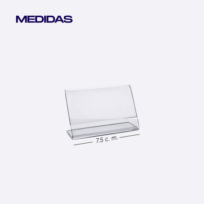 Medida del porta precios KIRRA: 7.5 cm