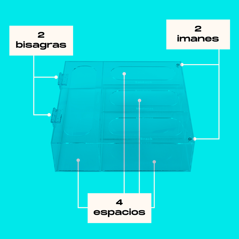Organizador KIRRA para bolsas Ziplock - imagen 4