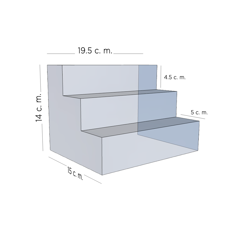 Dimensiones de la escalera DARA