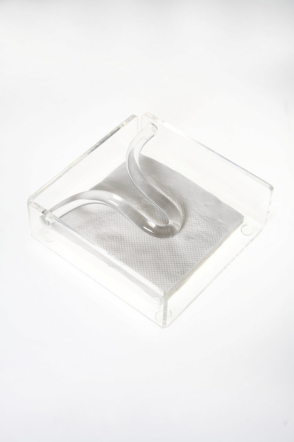 Servilletero cristal KIRRA con servilletas